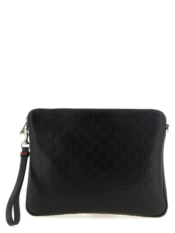 Black Calfskin Crossbody Bag