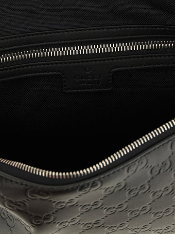 Black Calfskin Crossbody Bag