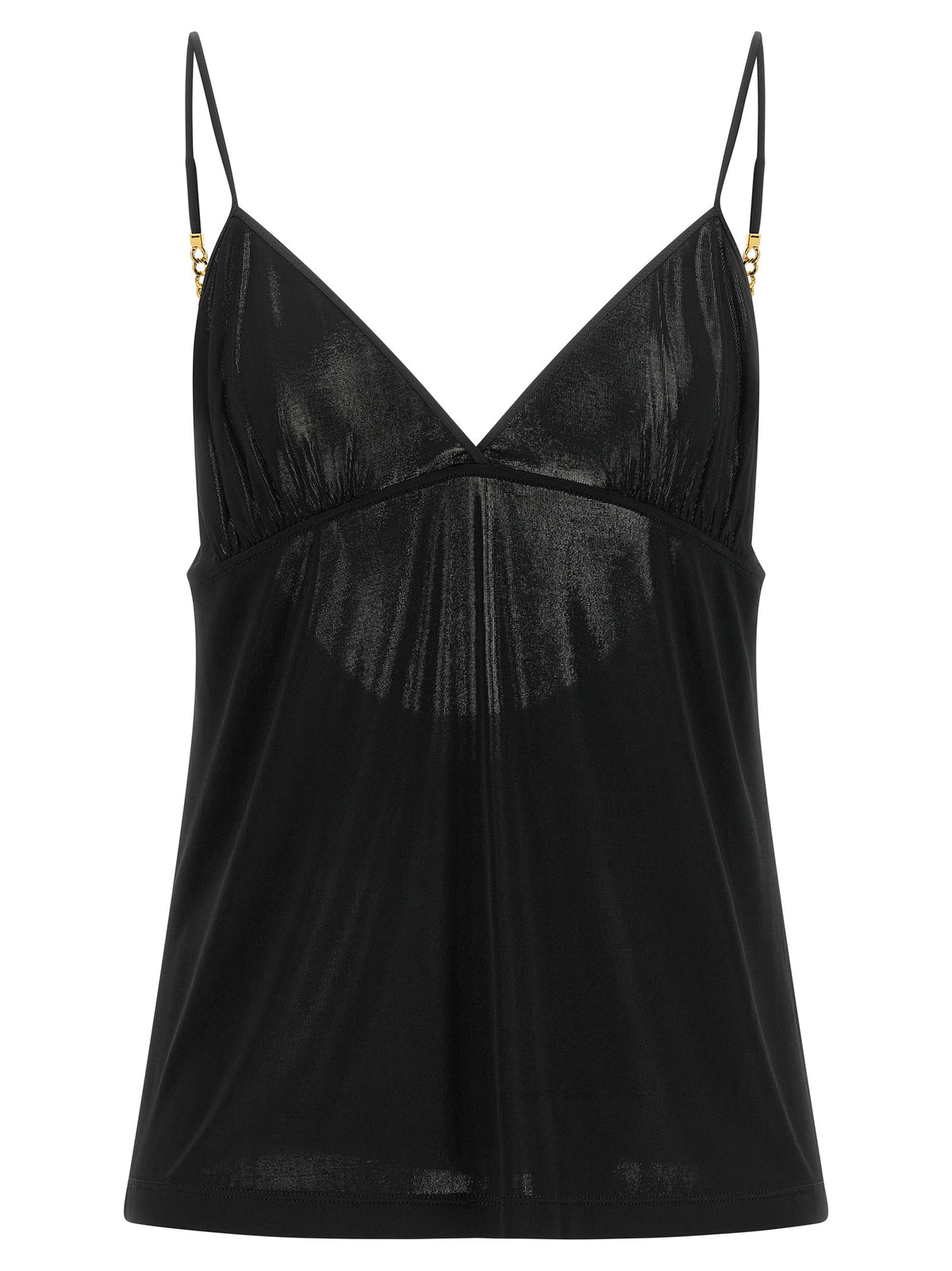 Black Viscose Tank Tops