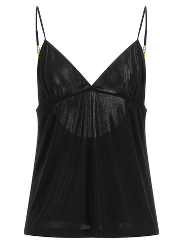 Black Viscose Tank Tops