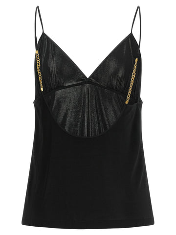 Black Viscose Tank Tops