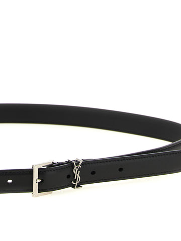 Black Calfskin Regular Belt