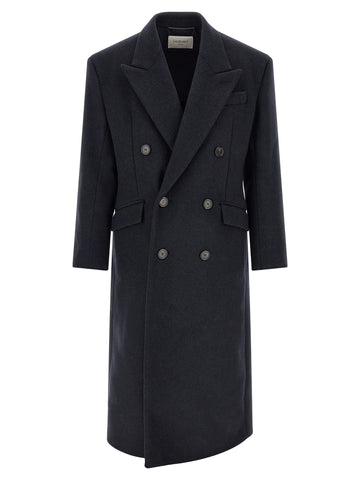 Blue Wool Coat