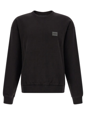 Black Cotton Sweatshirt