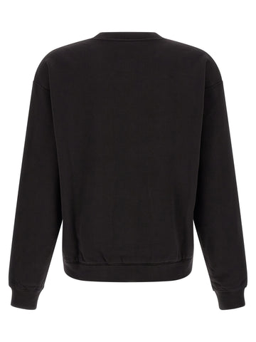 Black Cotton Sweatshirt
