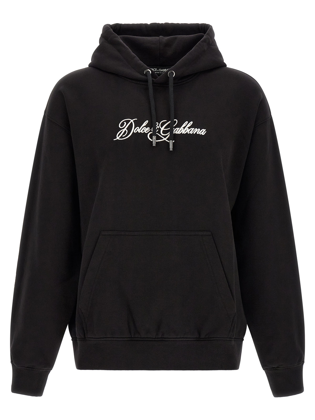 Black Cotton Sweatshirt