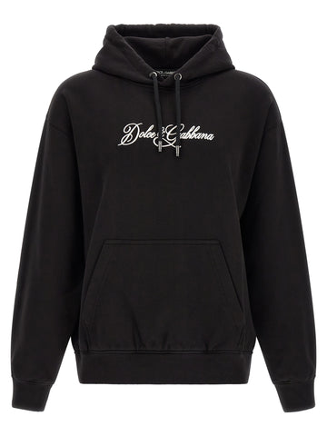 Black Cotton Sweatshirt