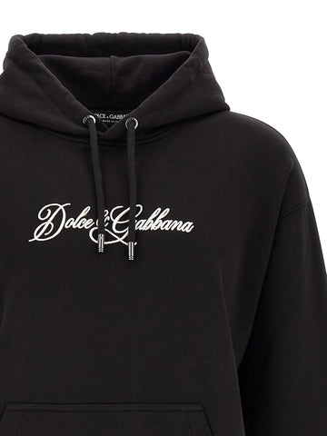 Black Cotton Sweatshirt