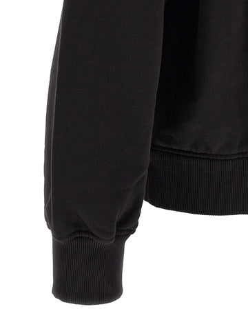 Black Cotton Sweatshirt
