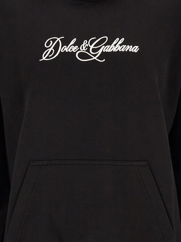 Black Cotton Sweatshirt