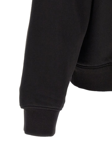 Black Cotton Sweatshirt