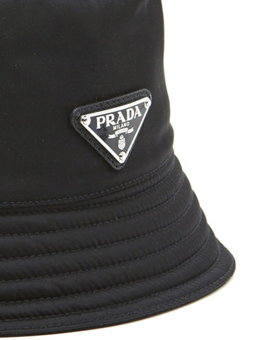 Black Nylon Bucket Hat