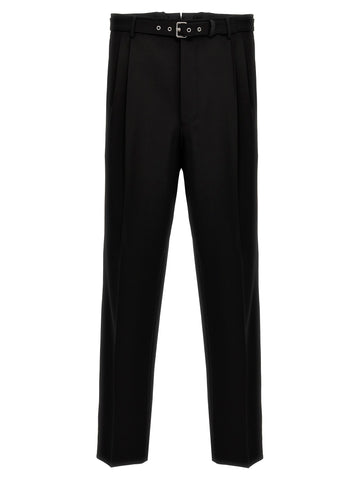 Black Virgin Wool Dress Pants