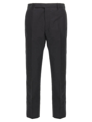 Black Cotton Dress Pants