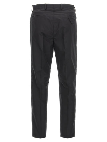 Black Cotton Dress Pants