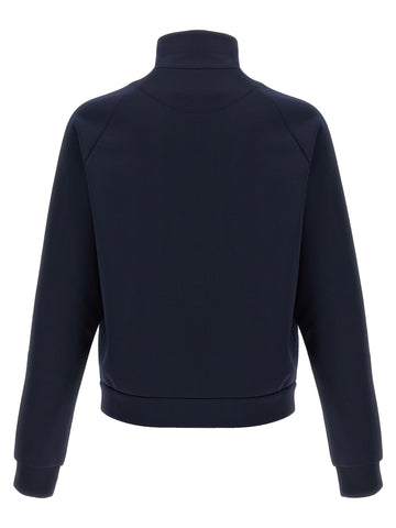 Blue Polyester Sweatshirt