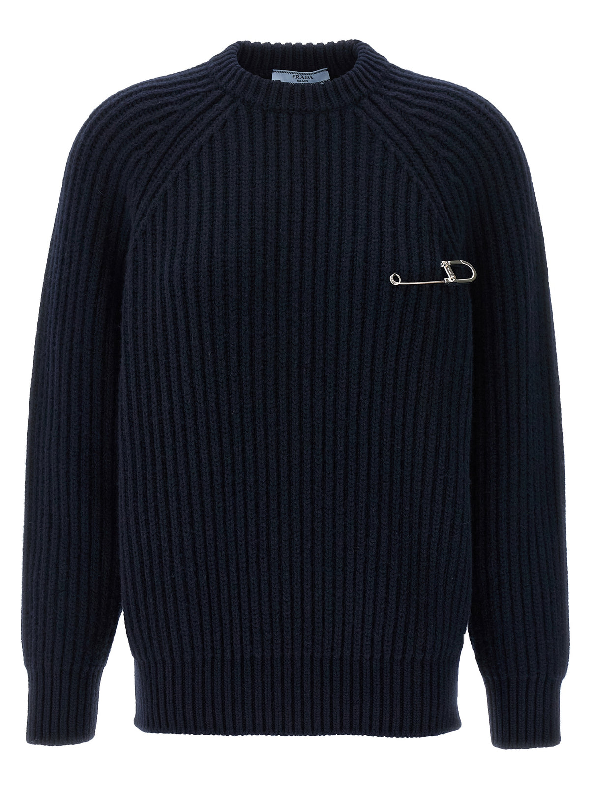 Blue Virgin Wool Cardigan