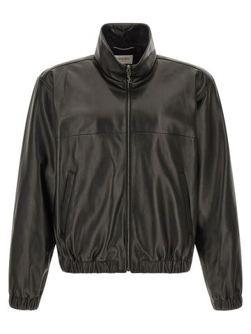 Black Lamb Leather Leather Jacket