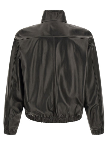 Black Lamb Leather Leather Jacket