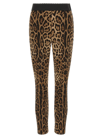 Brown Viscose Leggings