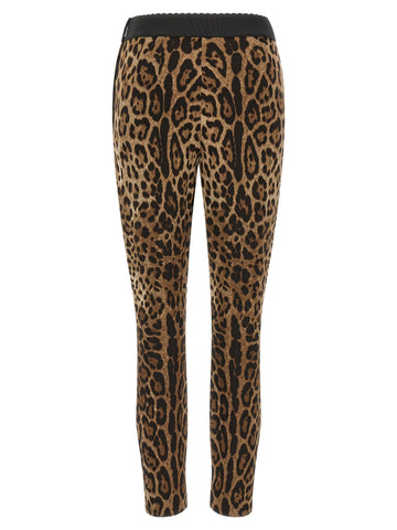 Brown Viscose Leggings