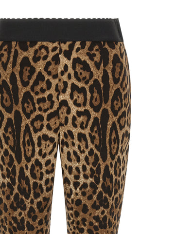 Brown Viscose Leggings