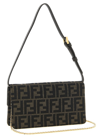 Brown Polyester Cardholder
