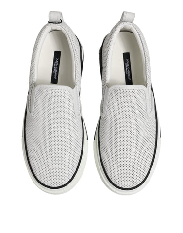 White Perforated Custom 2.Zero Sneakers Shoes