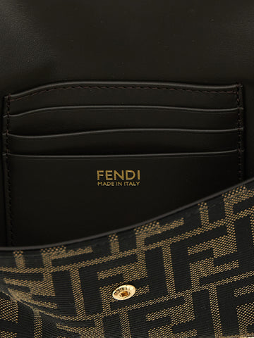 Brown Polyester Cardholder
