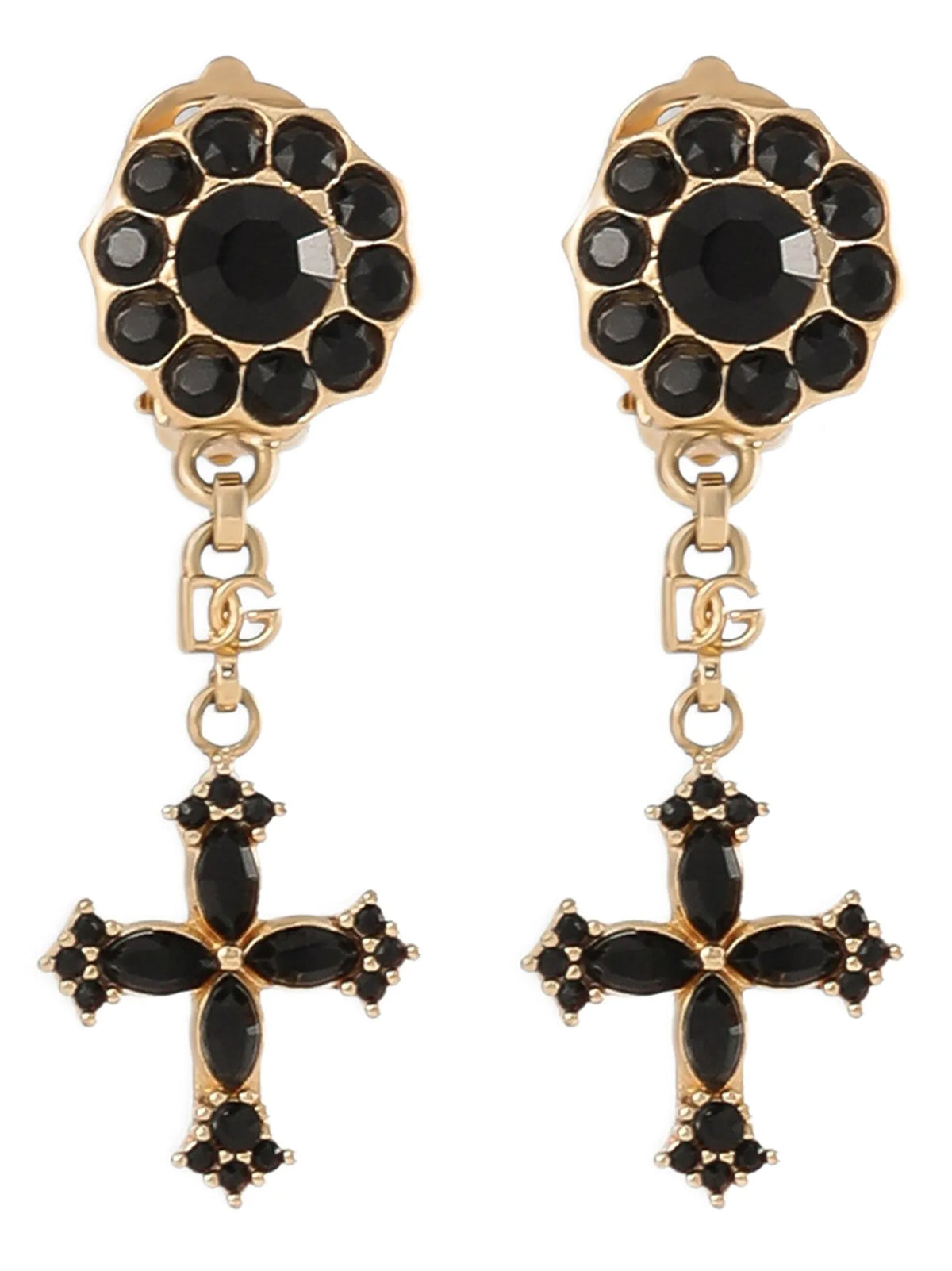 Black Brass Earrings
