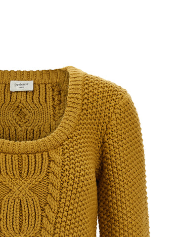 Bicolor Wool Cardigan