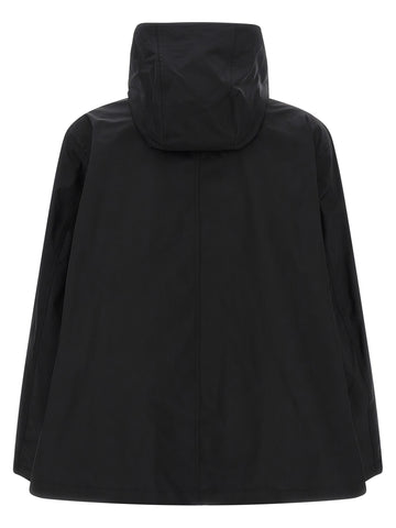 Black Polyester Parka