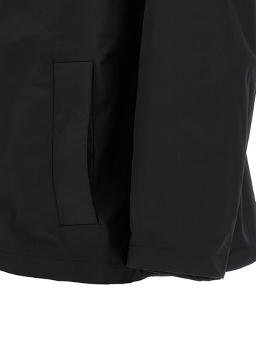 Black Polyester Parka