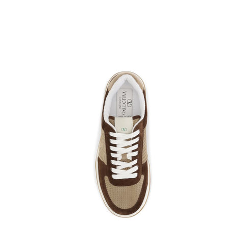 Brown Napa Leather / Calf Bos Taurus Athletic Sneakers