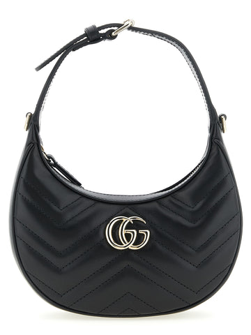 Black Calfskin Shoulder Bag
