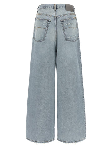 Blue Cotton Relaxed Fit Jeans