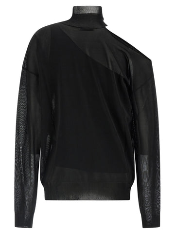 Black Viscose Cardigan