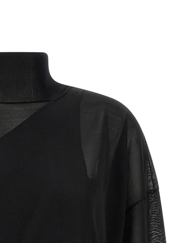 Black Viscose Cardigan