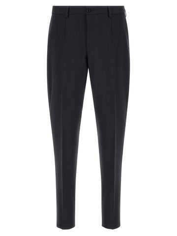 Blue Virgin Wool Two-Piece Suit