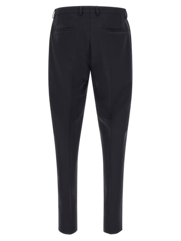 Blue Virgin Wool Two-Piece Suit