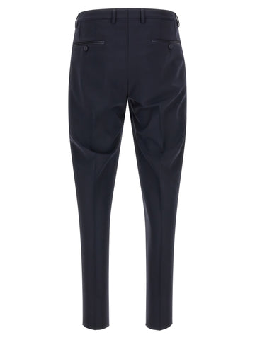 Blue Virgin Wool Two-Piece Suit