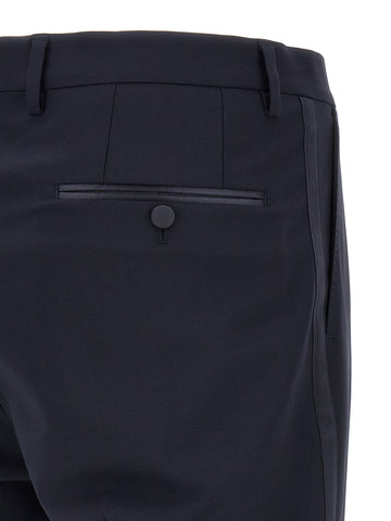 Blue Virgin Wool Two-Piece Suit