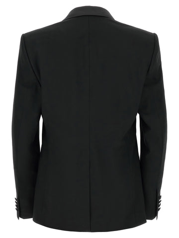 Black Virgin Wool Two-Piece Suit