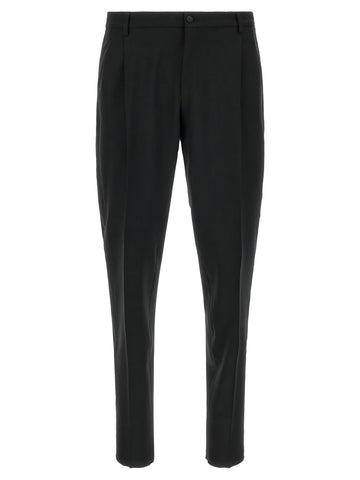 Black Virgin Wool Two-Piece Suit