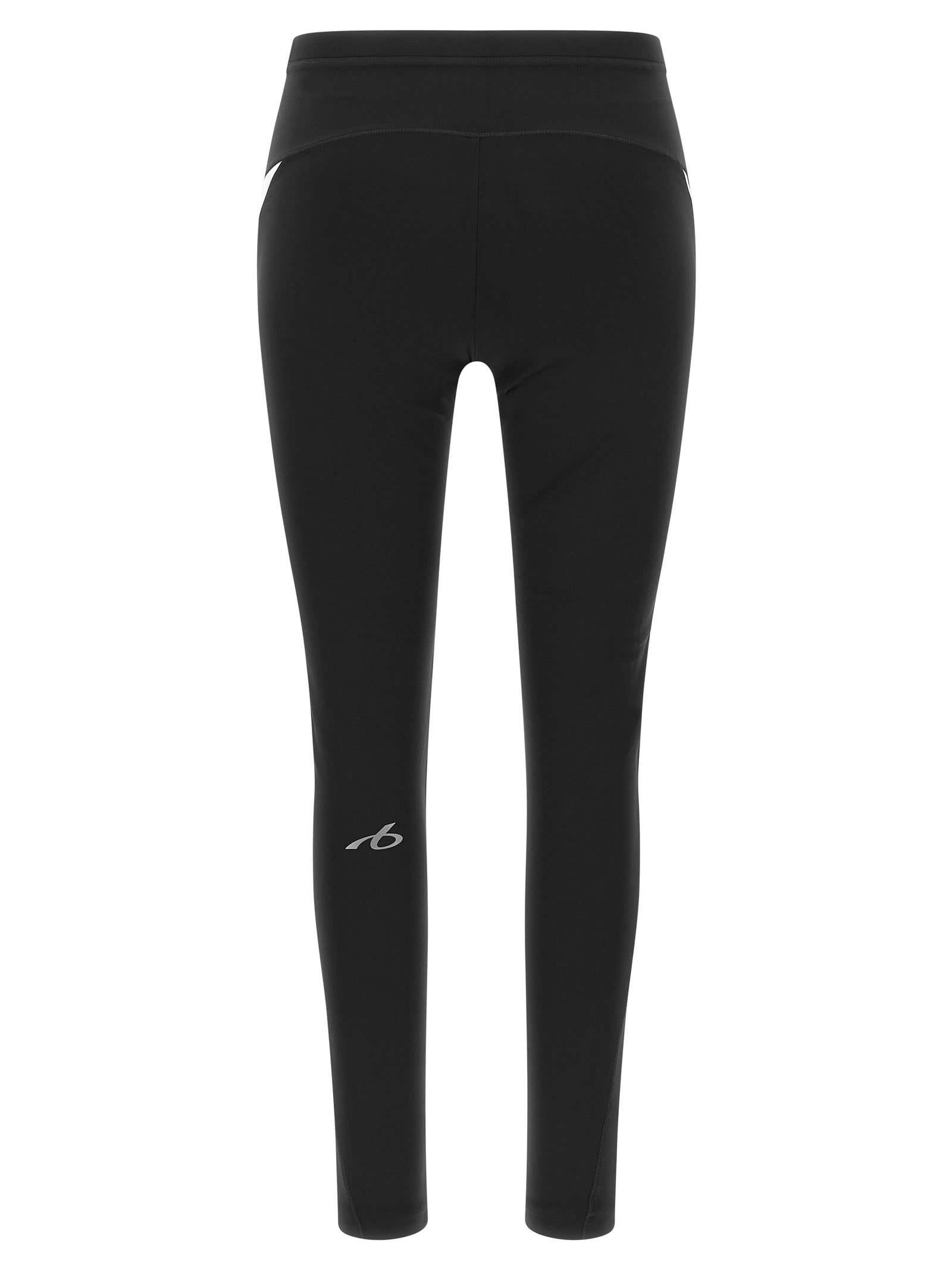 Black polyamide leggings by Balenciaga featuring a sleek, fitted design and elastic waistband.