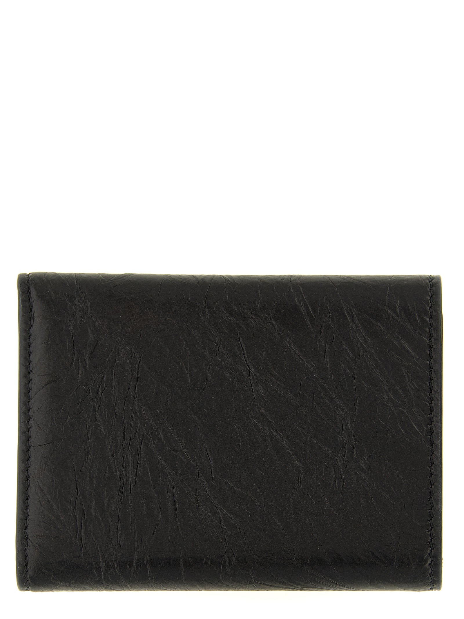 Fendi black calfskin cardholder with multiple card slots and sleek design for stylish everyday use.