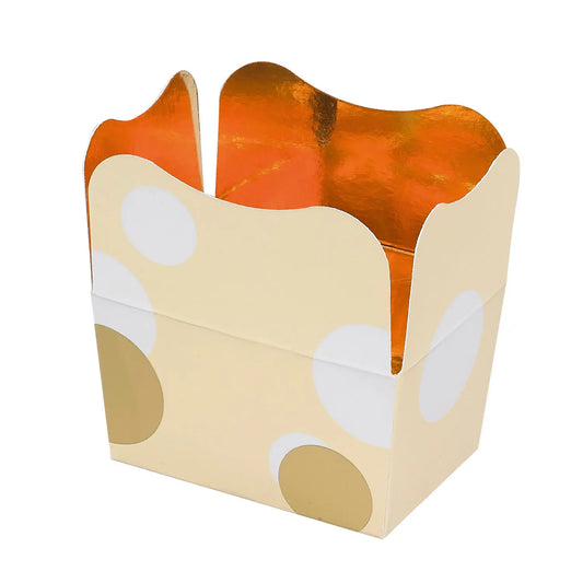 125g luxury assorted ballotins with gold and white spots - 6 x 5 designs - 30pcs Jag Couture London - New York