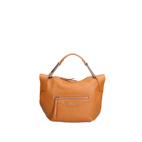 Jag Couture London New York Roberta Rossi RR220723623FBG-D44 Cuoio handbag with smooth leather finish and gold-tone hardware.