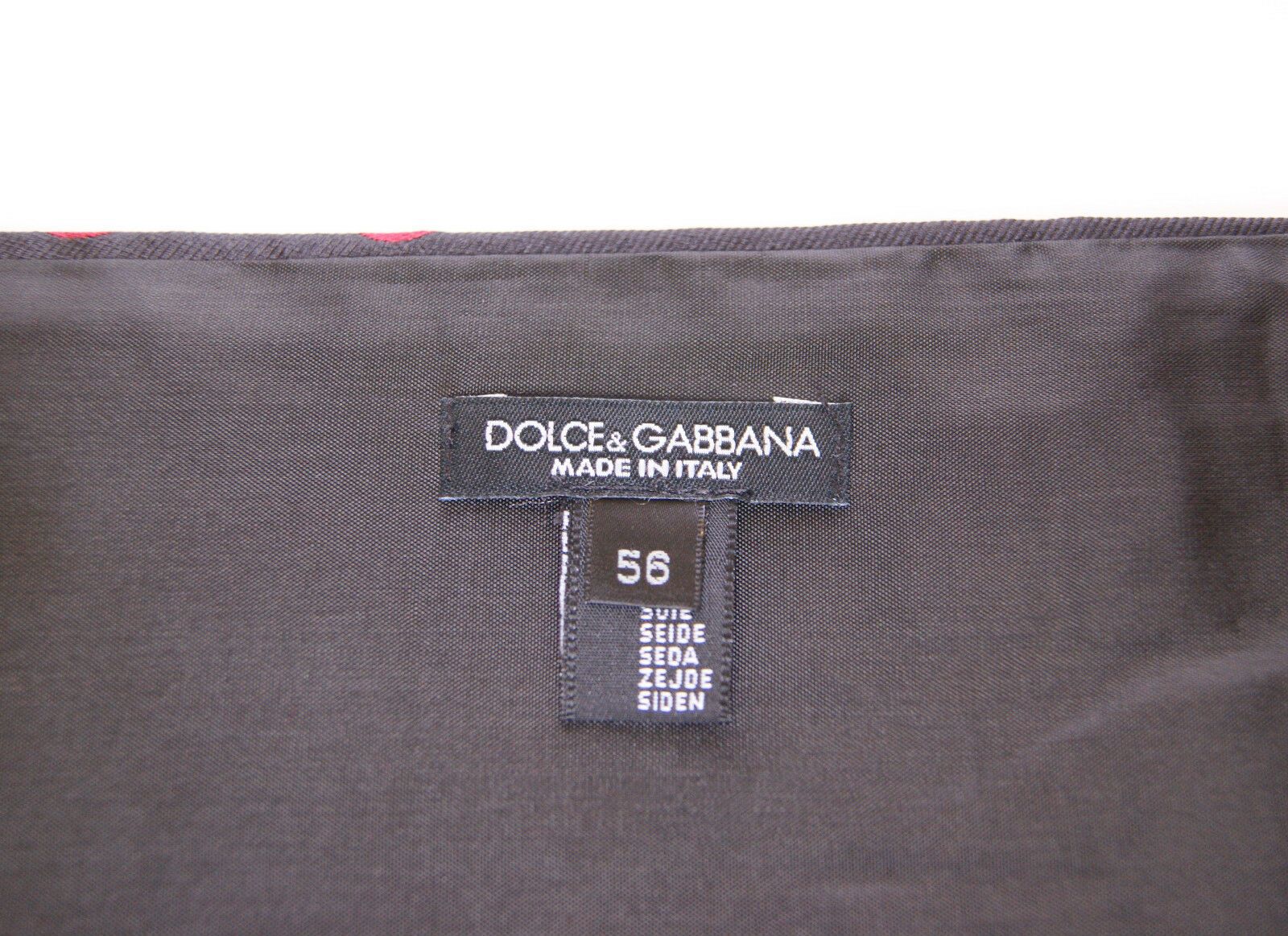 Black waist smoking tuxedo cummerbund belt by Dolce & Gabbana with sleek, smooth fabric and elegant design.