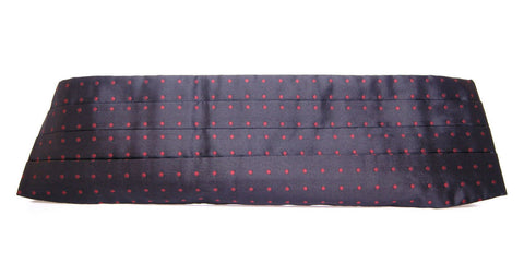 Black waist tuxedo smoking belt cummerbund by Dolce & Gabbana, featuring sleek fabric and elegant design for formal occasions.